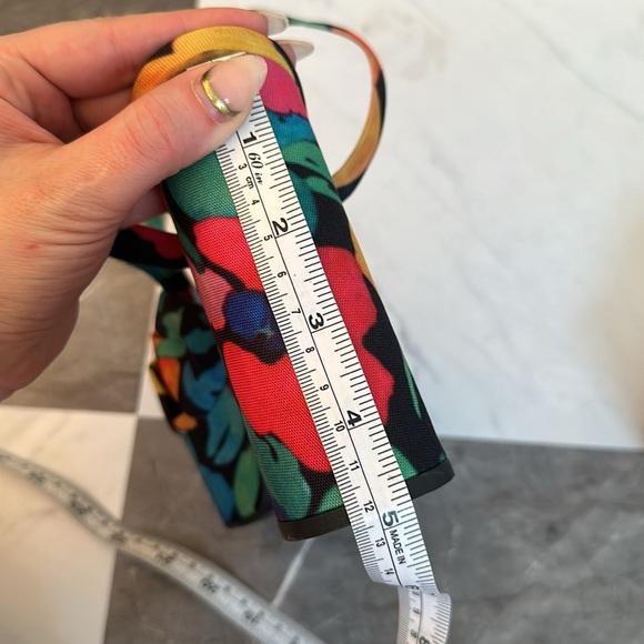 ASOS DESIGN NATIA KNOTTED PLATFORM HEELED IN MULTI FLORAL US 7 - Picture 4 of 8